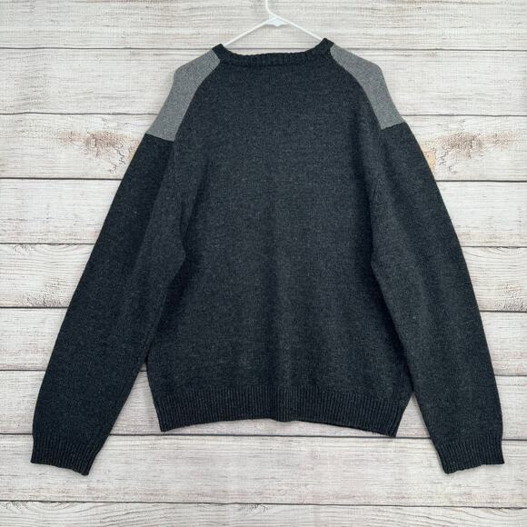 Vintage Y2K Triple Five Soul Crewneck Sweater Mens Large Gray Red Skate NYC - Picture 2 of 8